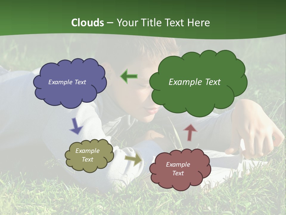 Weekend Fresh Cute PowerPoint Template