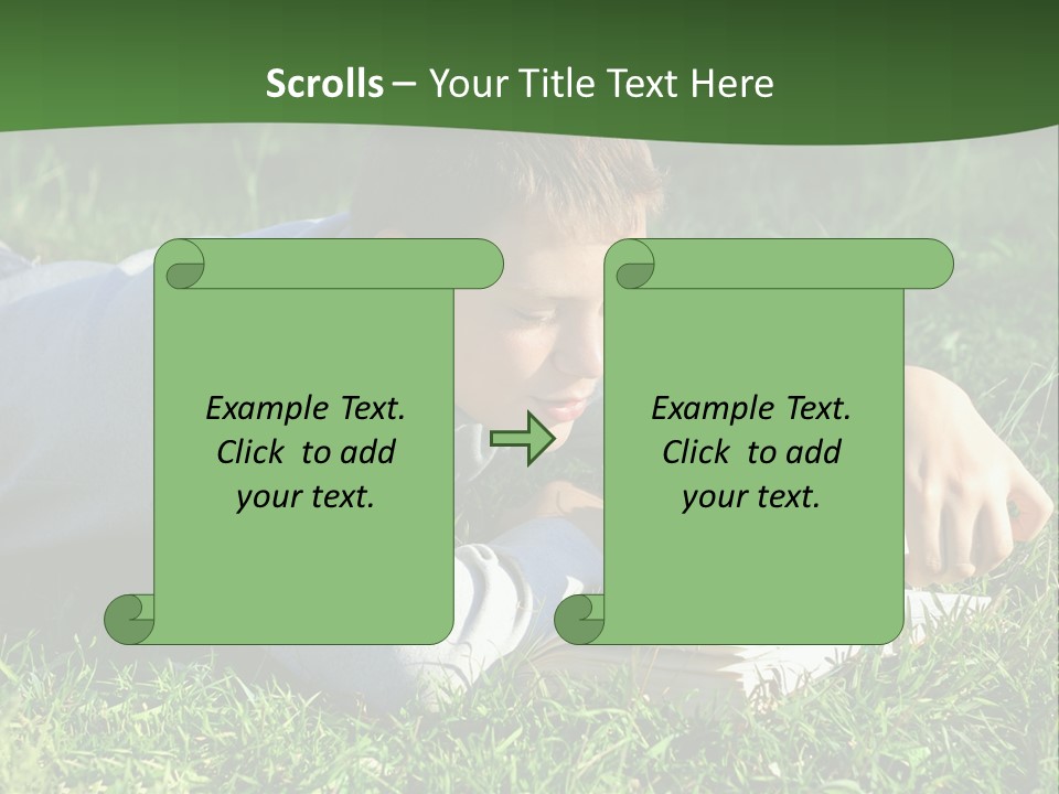 Weekend Fresh Cute PowerPoint Template
