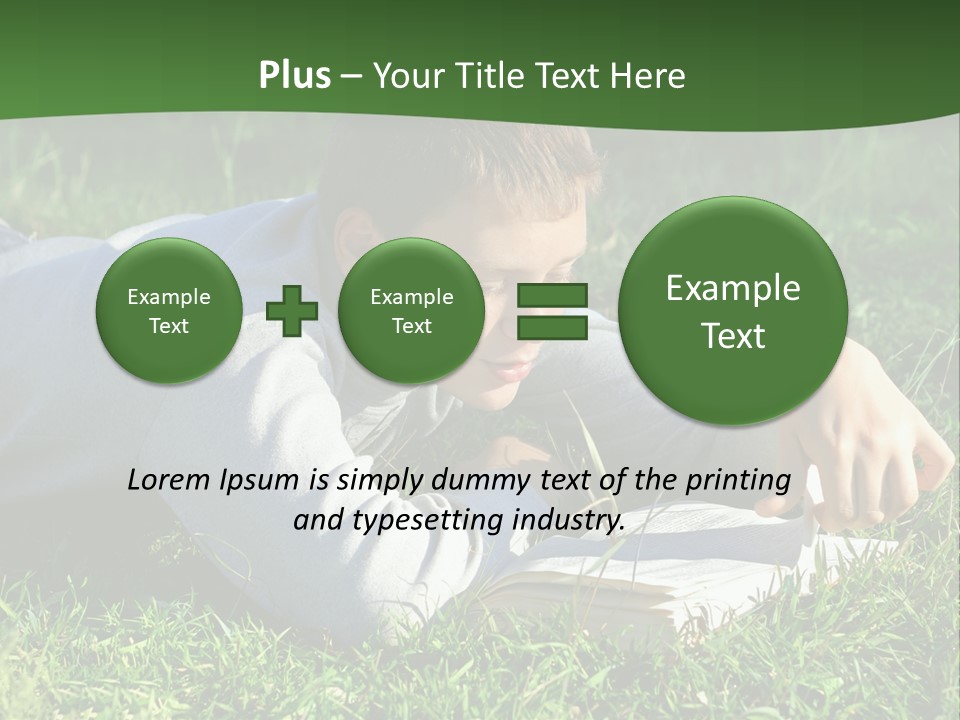 Weekend Fresh Cute PowerPoint Template