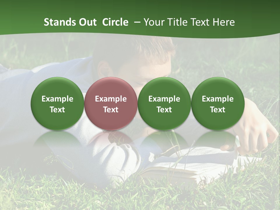 Weekend Fresh Cute PowerPoint Template