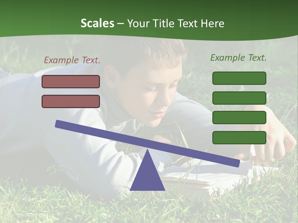 Weekend Fresh Cute PowerPoint Template