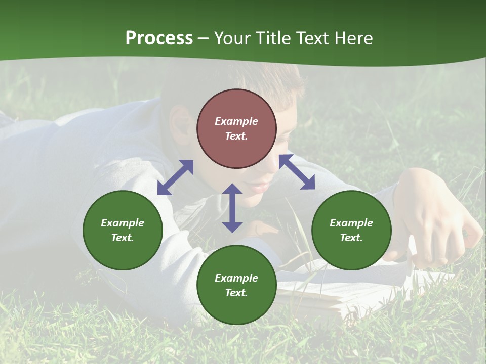 Weekend Fresh Cute PowerPoint Template