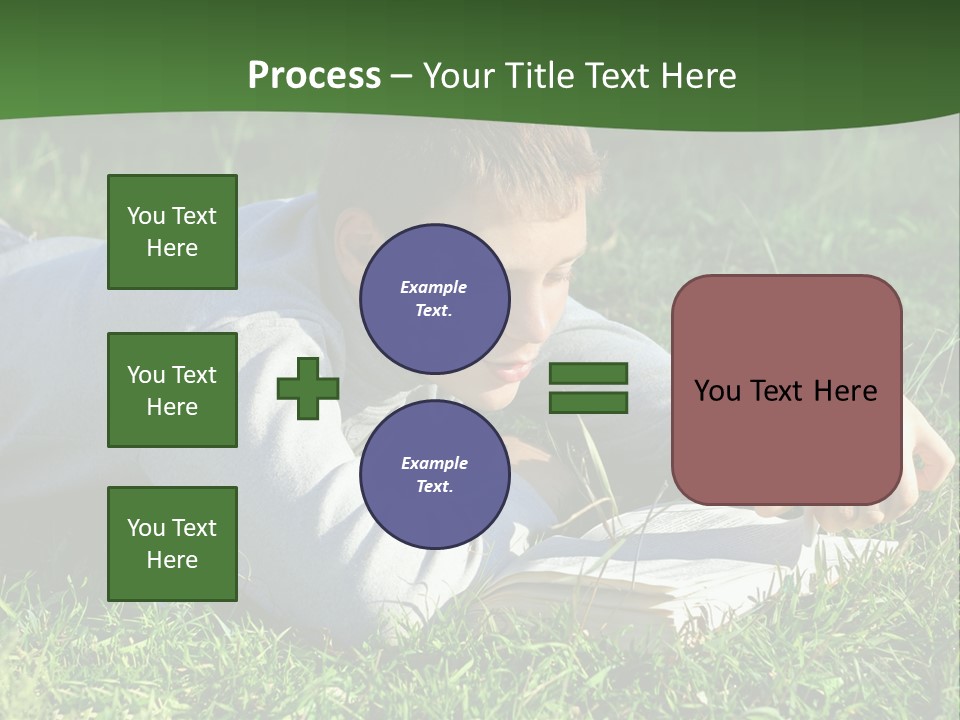 Weekend Fresh Cute PowerPoint Template