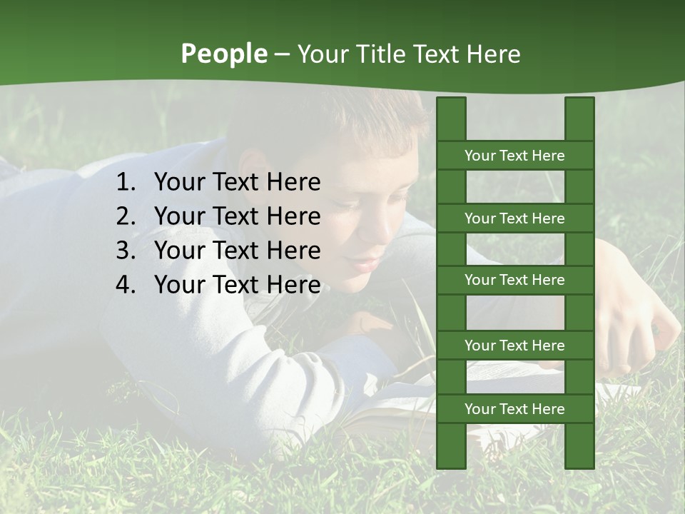 Weekend Fresh Cute PowerPoint Template