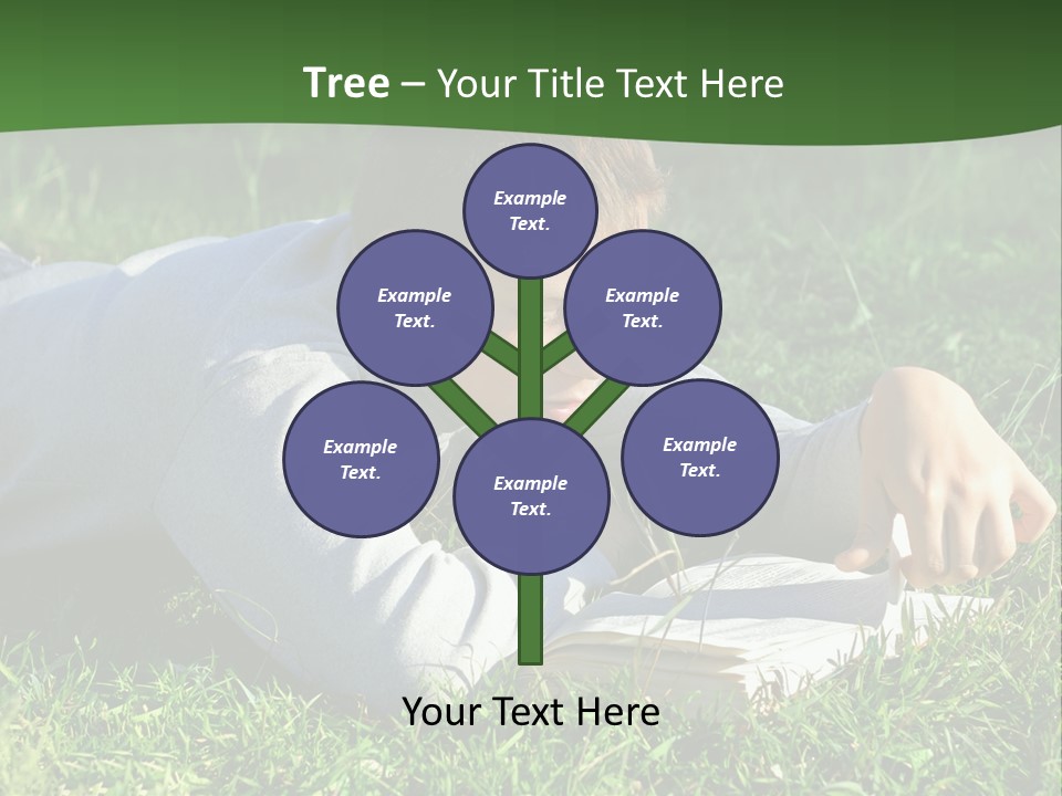 Weekend Fresh Cute PowerPoint Template