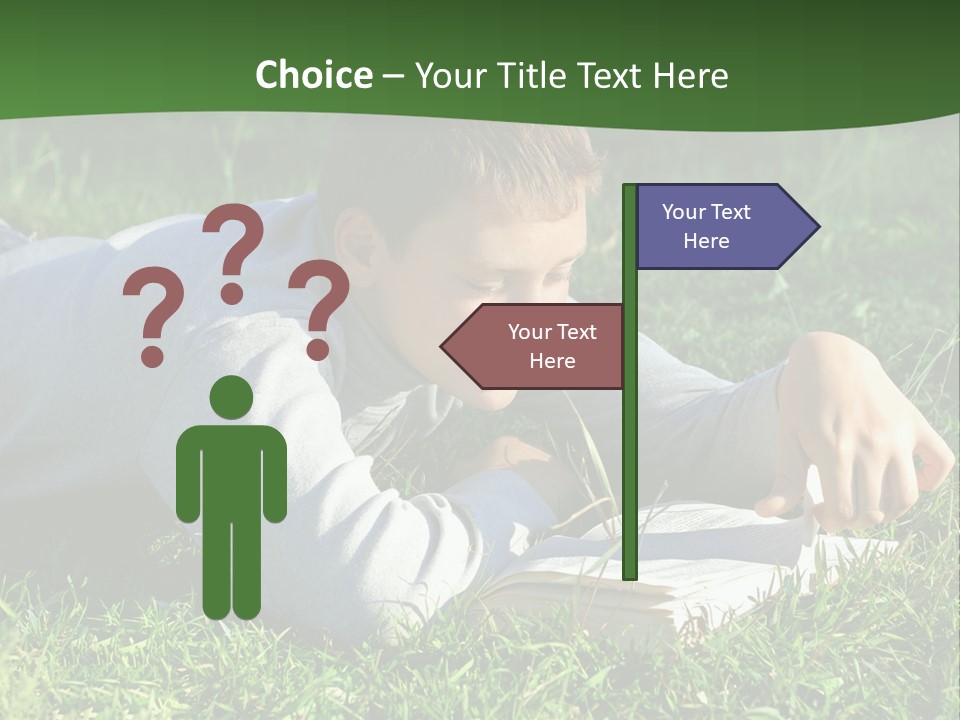 Weekend Fresh Cute PowerPoint Template