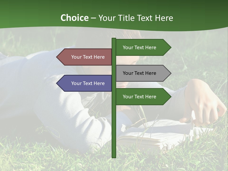 Weekend Fresh Cute PowerPoint Template