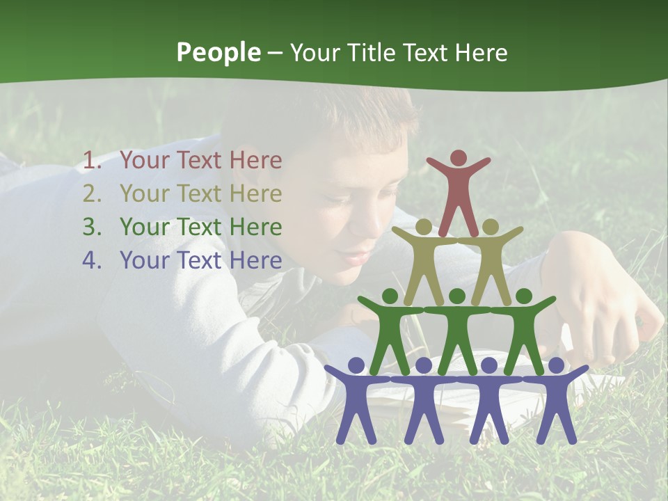 Weekend Fresh Cute PowerPoint Template