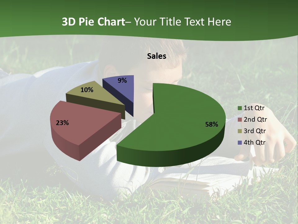 Weekend Fresh Cute PowerPoint Template
