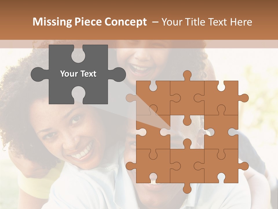 Together Vertical Nine Year Old PowerPoint Template