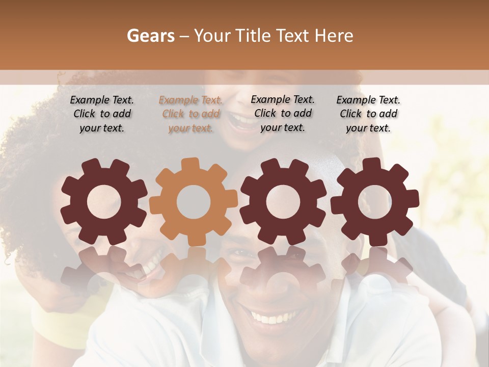 Together Vertical Nine Year Old PowerPoint Template