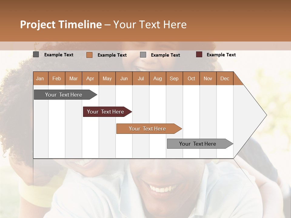 Together Vertical Nine Year Old PowerPoint Template