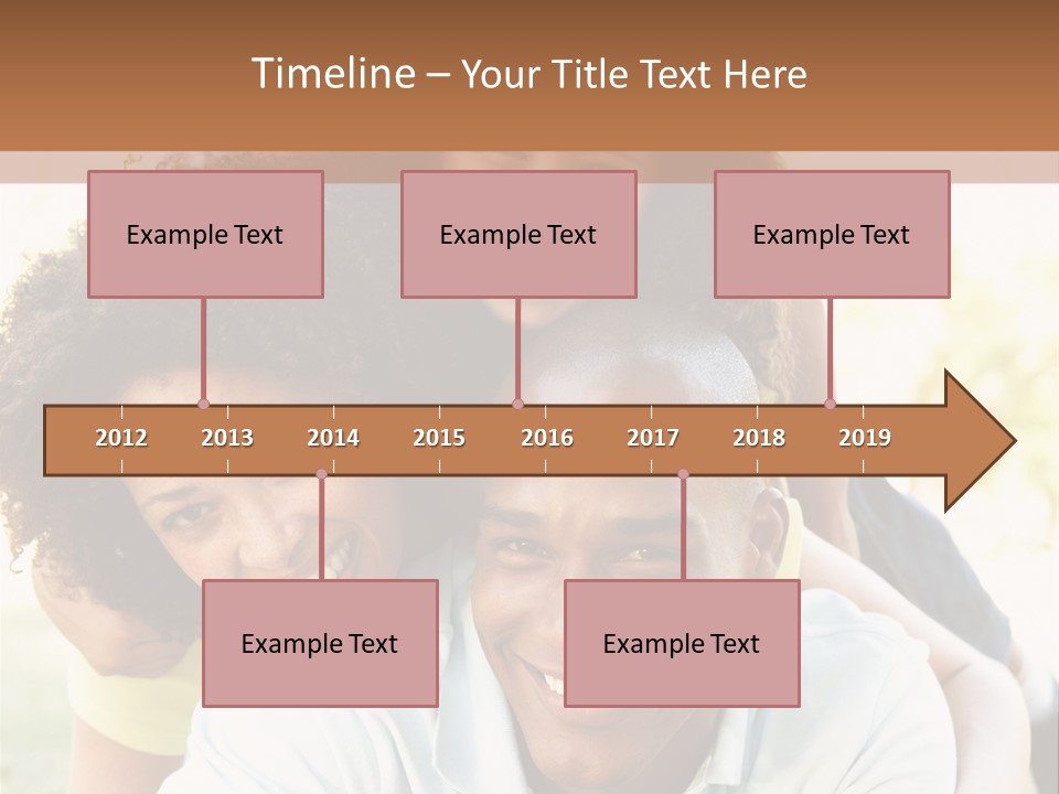 Together Vertical Nine Year Old PowerPoint Template