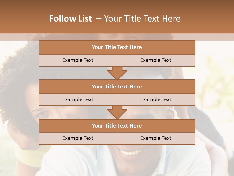 Together Vertical Nine Year Old PowerPoint Template