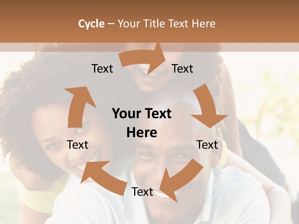 Together Vertical Nine Year Old PowerPoint Template