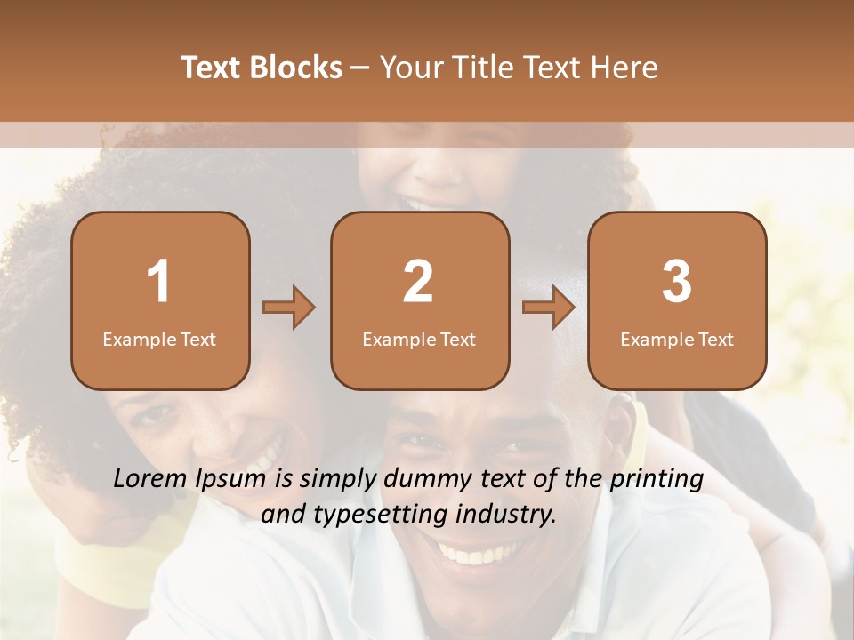 Together Vertical Nine Year Old PowerPoint Template