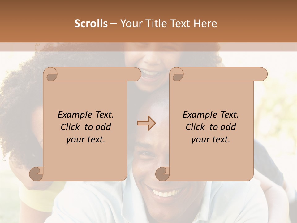 Together Vertical Nine Year Old PowerPoint Template