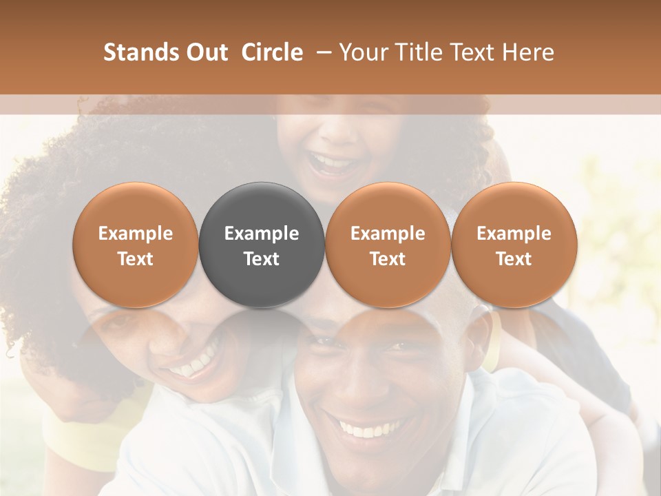 Together Vertical Nine Year Old PowerPoint Template