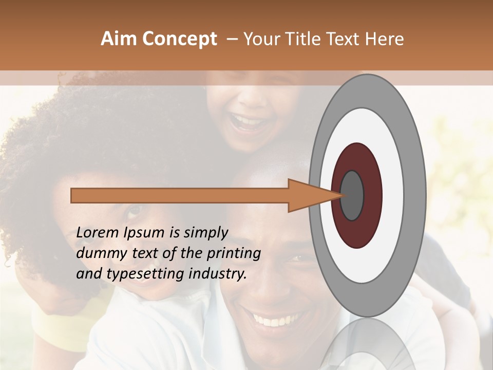 Together Vertical Nine Year Old PowerPoint Template