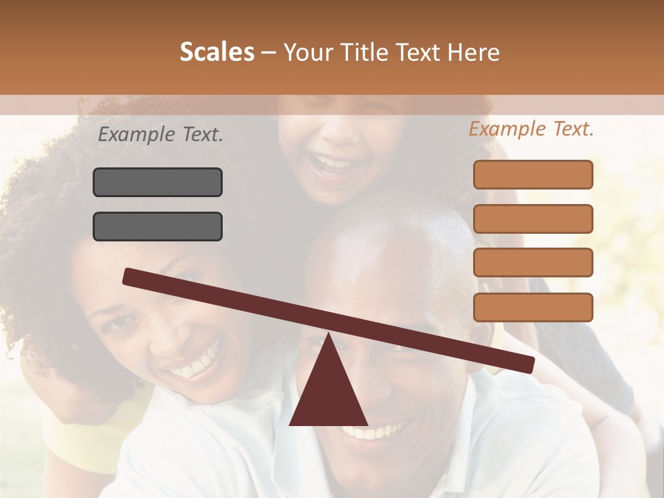 Together Vertical Nine Year Old PowerPoint Template