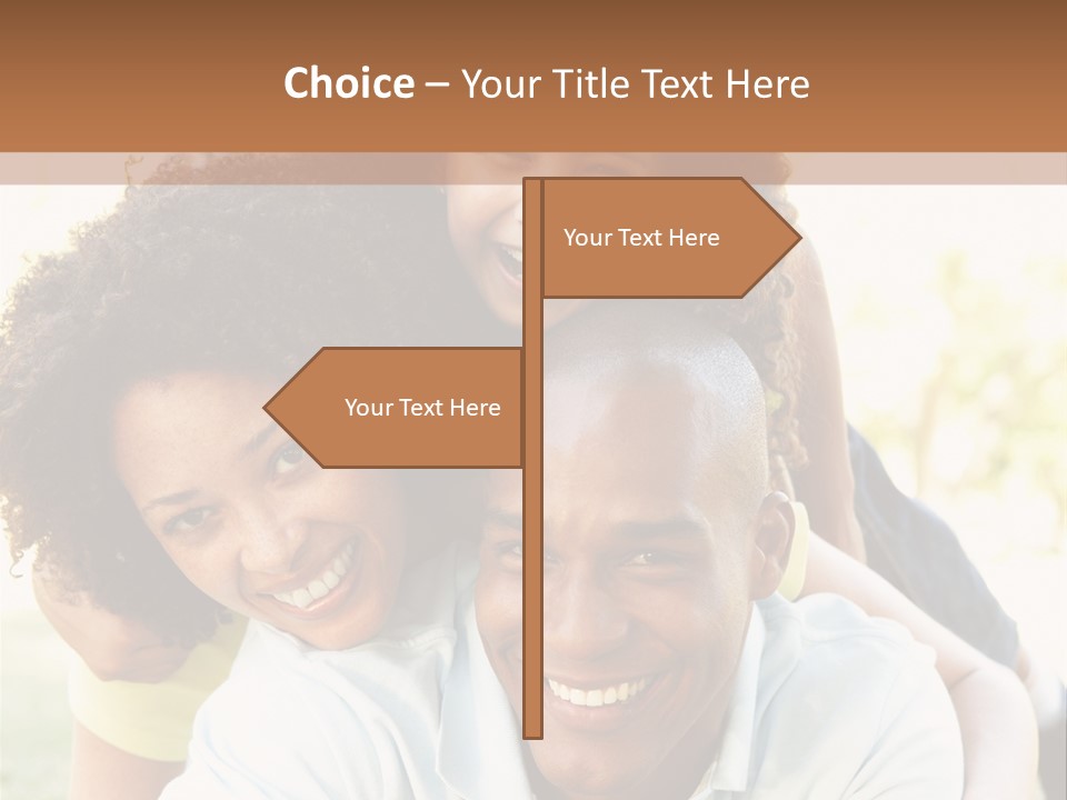 Together Vertical Nine Year Old PowerPoint Template
