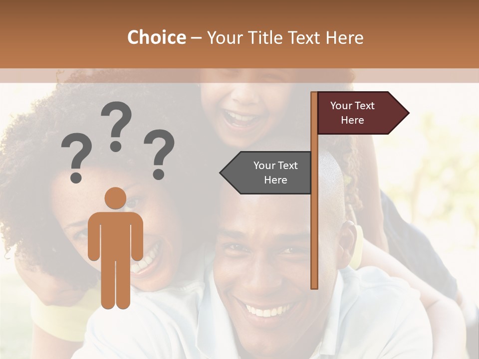 Together Vertical Nine Year Old PowerPoint Template