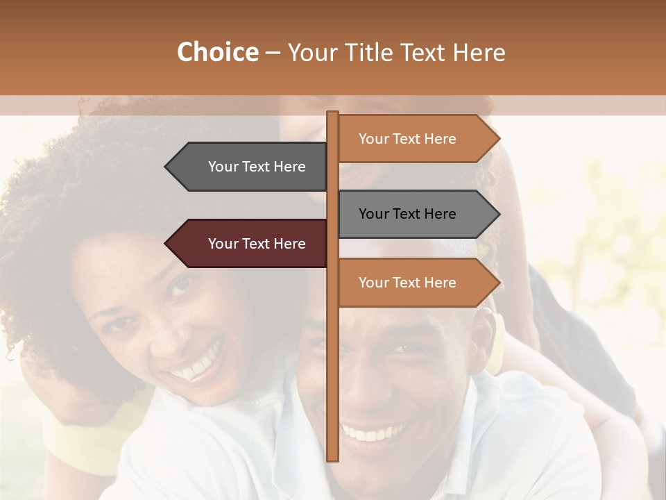 Together Vertical Nine Year Old PowerPoint Template