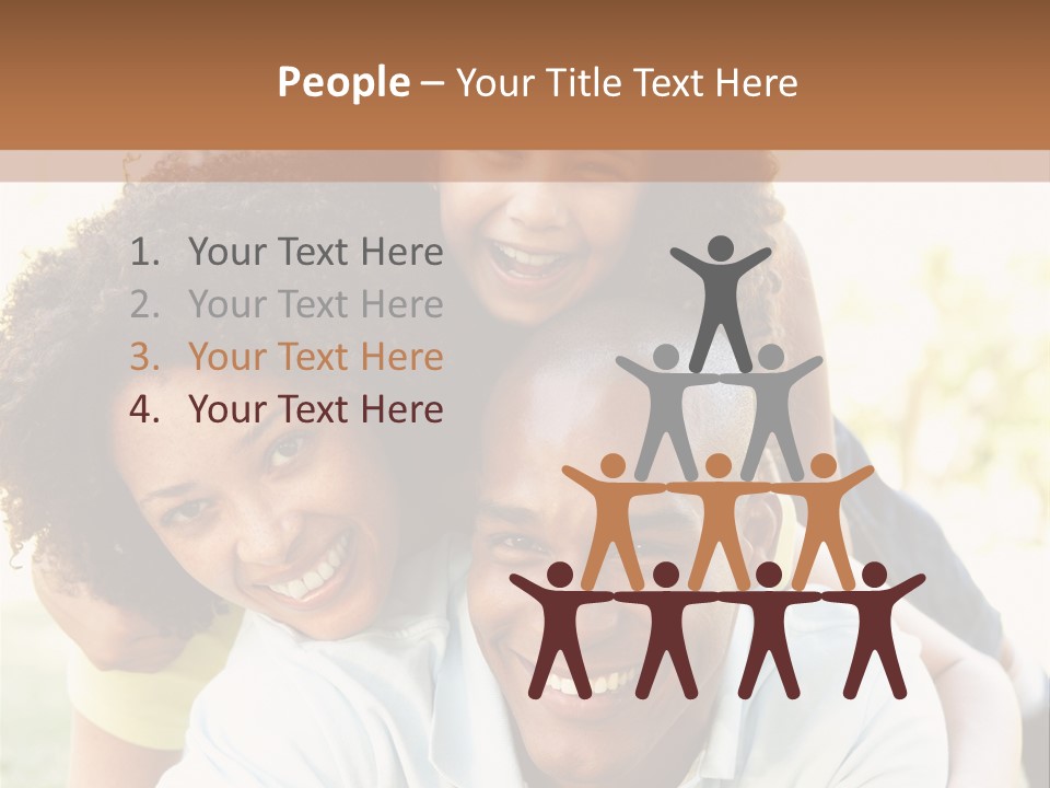 Together Vertical Nine Year Old PowerPoint Template