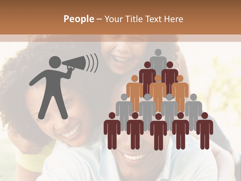 Together Vertical Nine Year Old PowerPoint Template