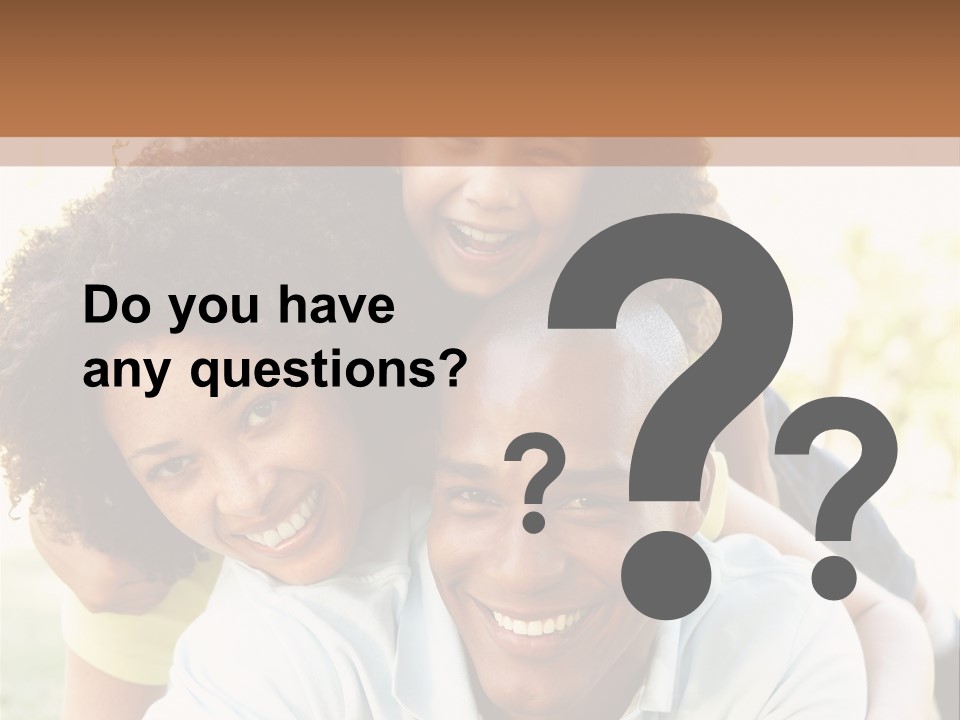 Together Vertical Nine Year Old PowerPoint Template