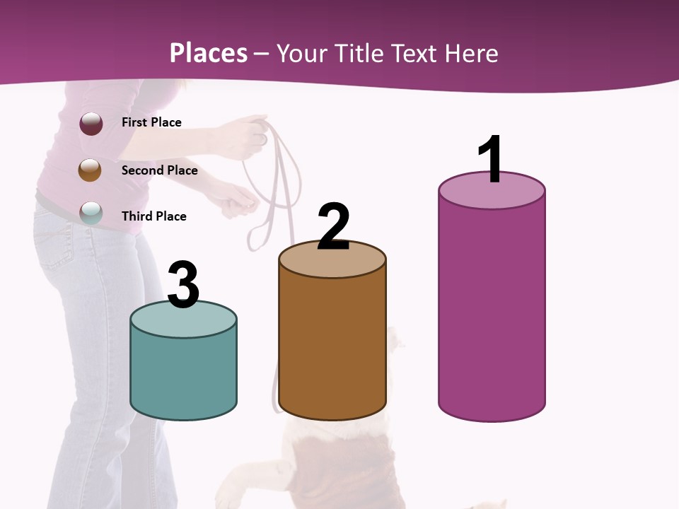 Dog Blond Teaching PowerPoint Template