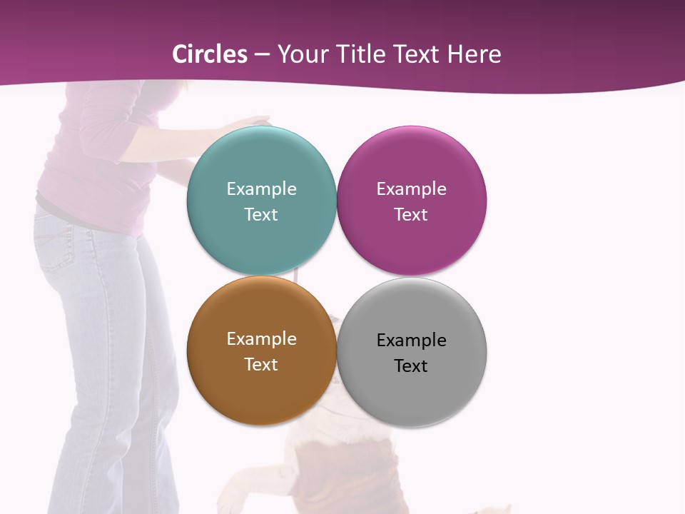 Dog Blond Teaching PowerPoint Template