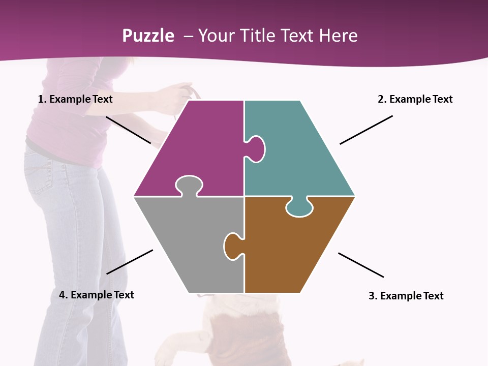 Dog Blond Teaching PowerPoint Template