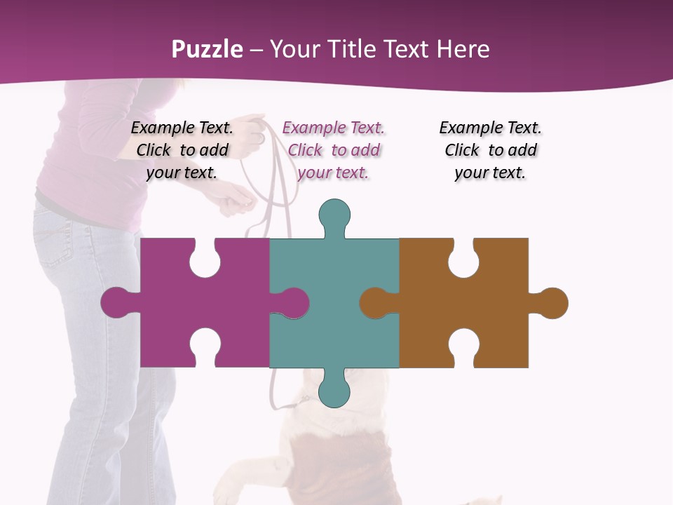 Dog Blond Teaching PowerPoint Template