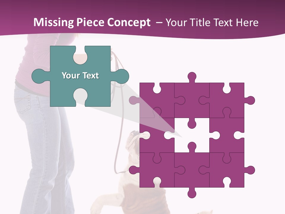 Dog Blond Teaching PowerPoint Template