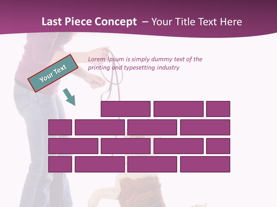 Dog Blond Teaching PowerPoint Template