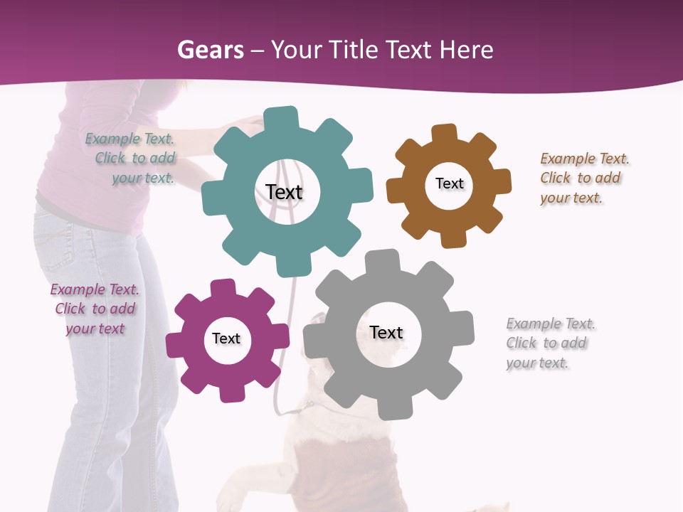 Dog Blond Teaching PowerPoint Template