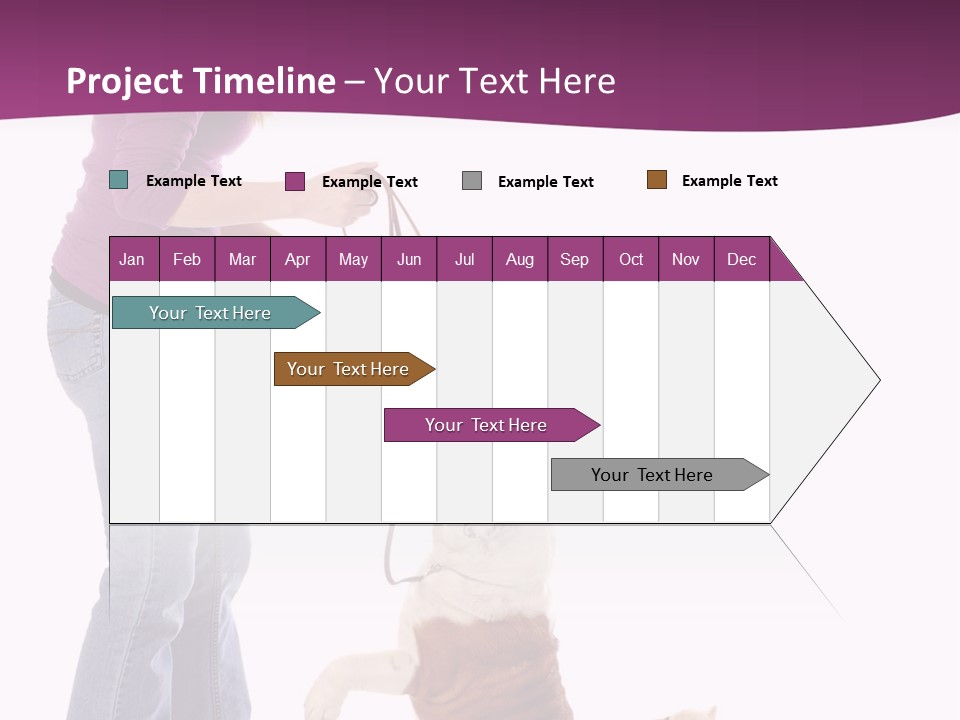 Dog Blond Teaching PowerPoint Template