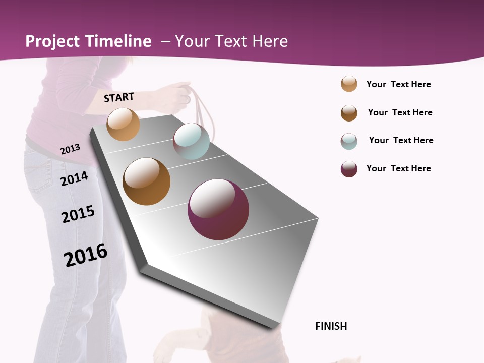 Dog Blond Teaching PowerPoint Template