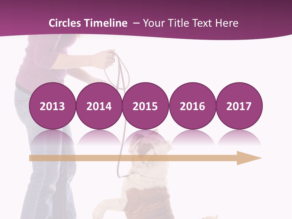 Dog Blond Teaching PowerPoint Template