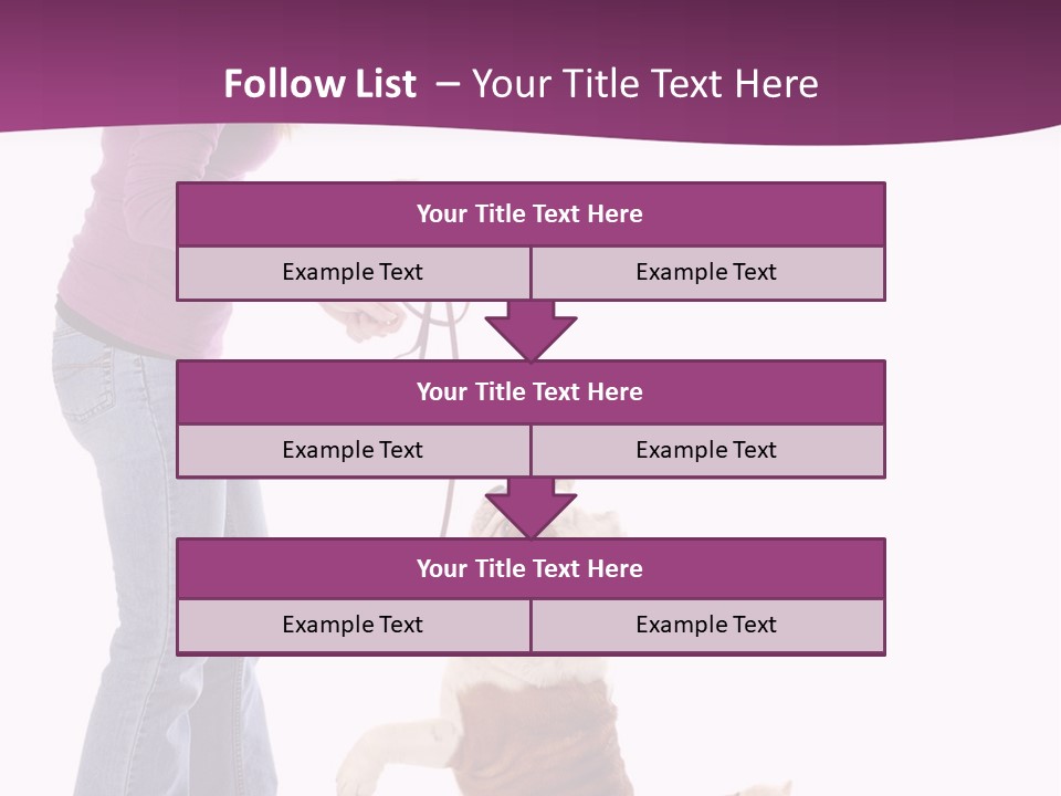 Dog Blond Teaching PowerPoint Template
