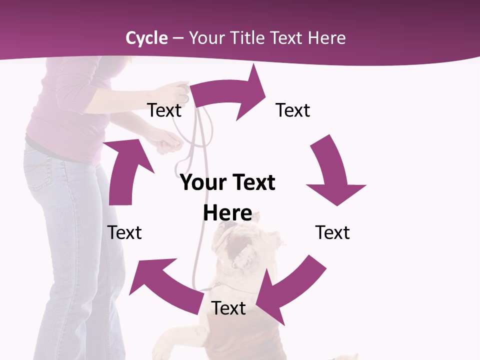 Dog Blond Teaching PowerPoint Template