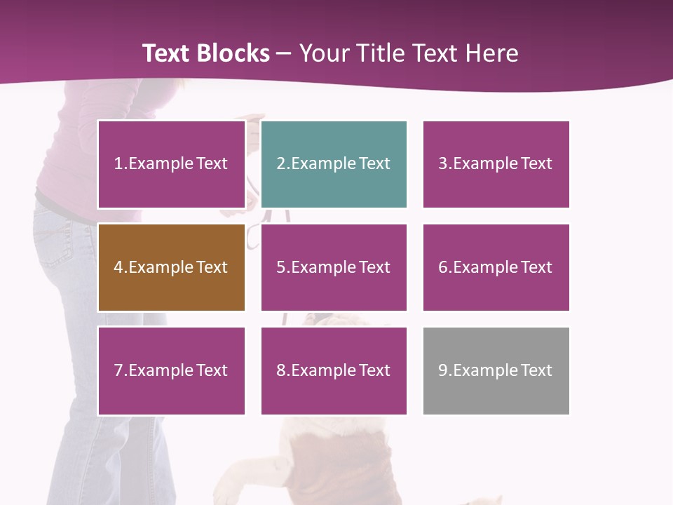 Dog Blond Teaching PowerPoint Template