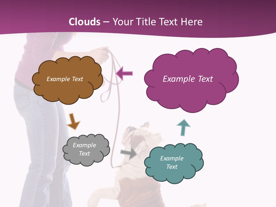 Dog Blond Teaching PowerPoint Template