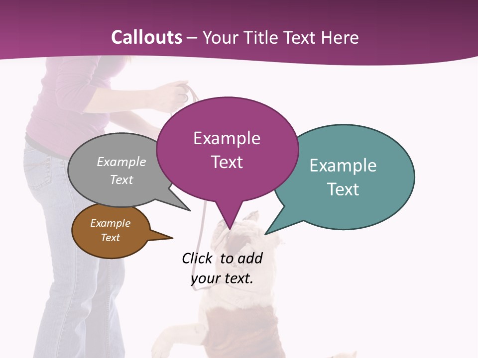 Dog Blond Teaching PowerPoint Template