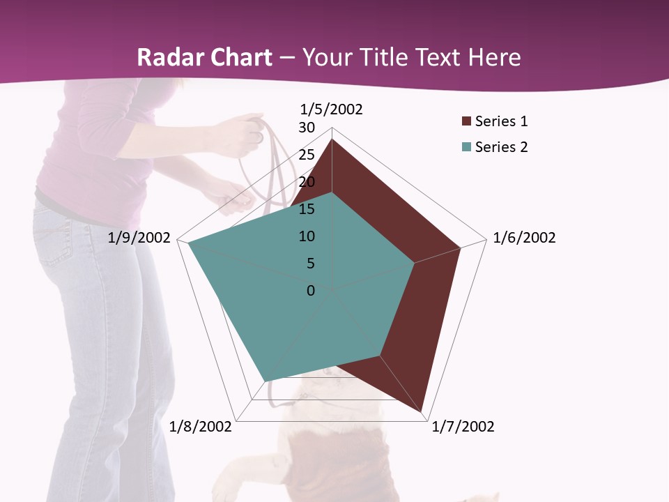 Dog Blond Teaching PowerPoint Template