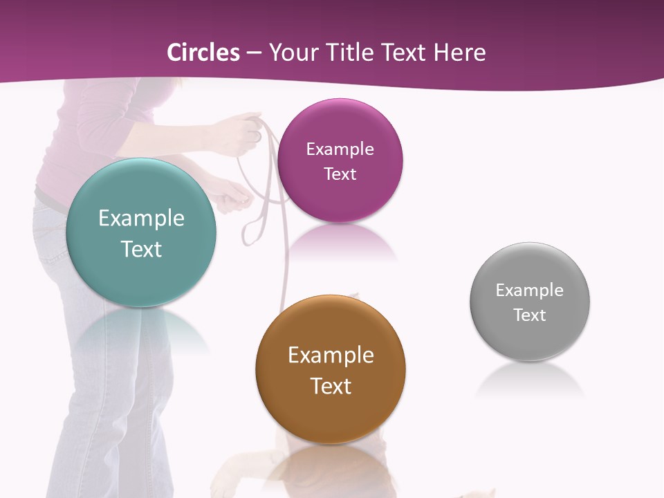 Dog Blond Teaching PowerPoint Template