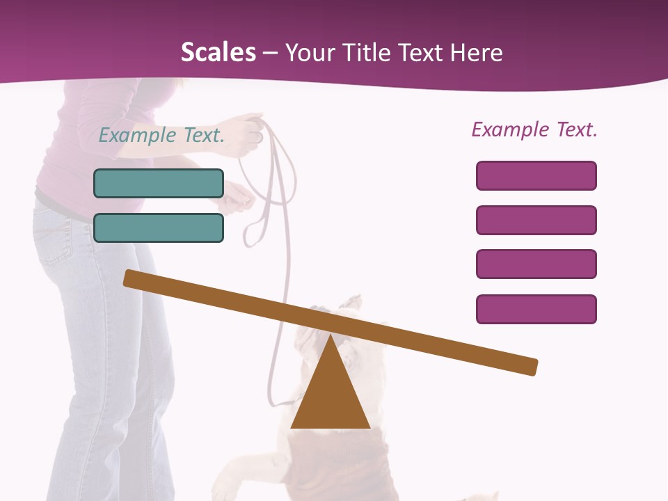 Dog Blond Teaching PowerPoint Template