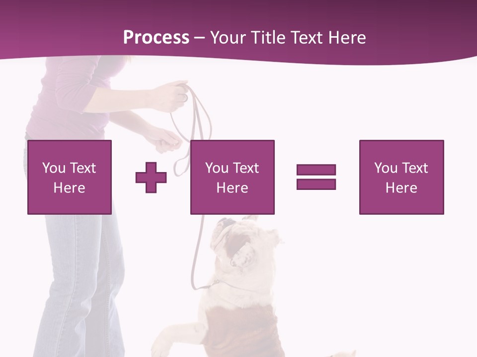 Dog Blond Teaching PowerPoint Template