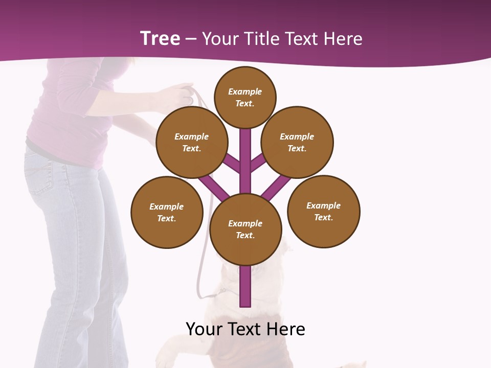 Dog Blond Teaching PowerPoint Template